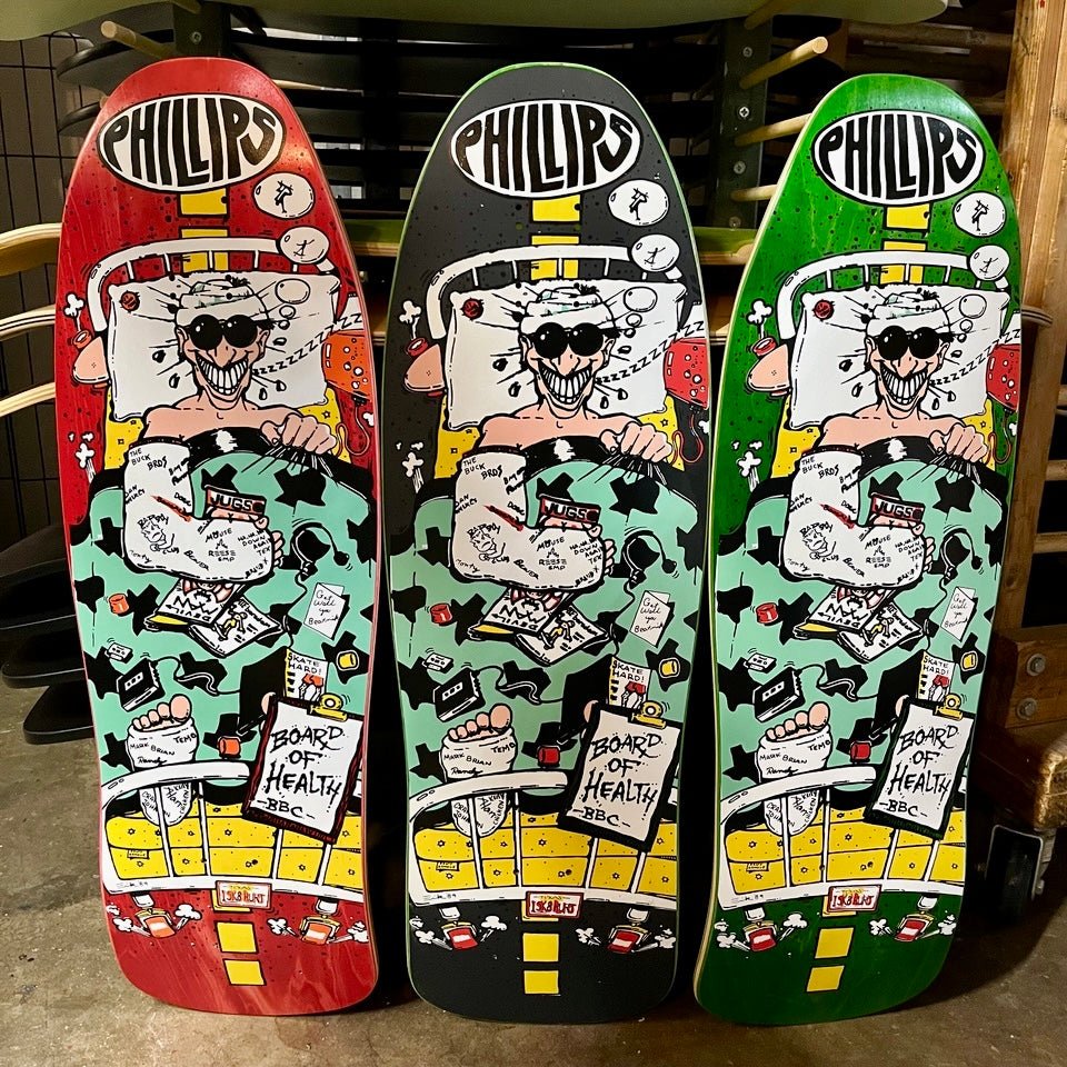 Brand-X Jeff Phillips Board Of Health Bbc, (October) deck
