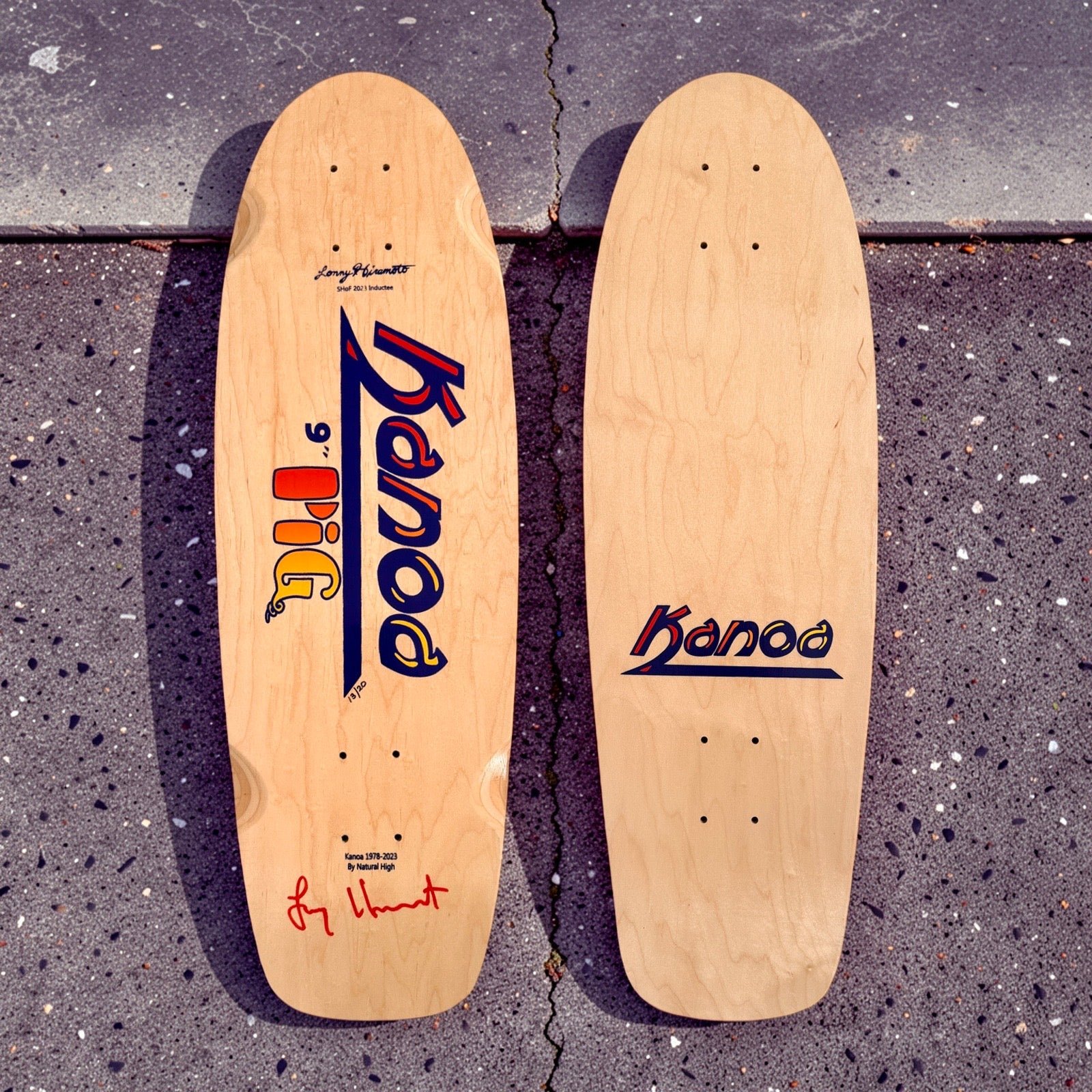 Brand-X Kanoa Lonnie Hiramoto Pig - AUTOGRAPHED deck