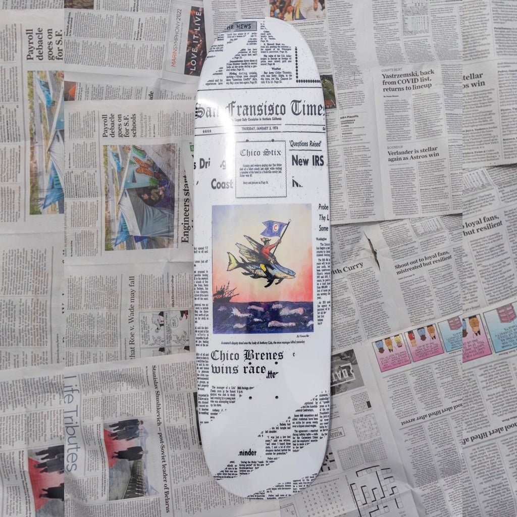 Chico Stix News Flyer Big Boy 90's Shape deck
