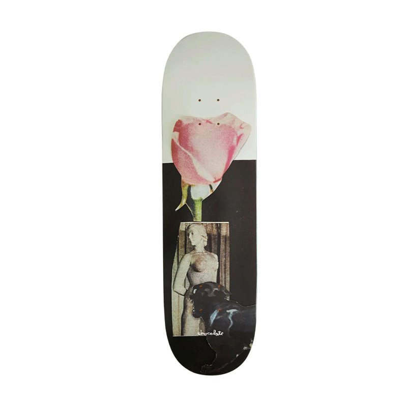 Chocolate Drucollage Faces James Capps deck