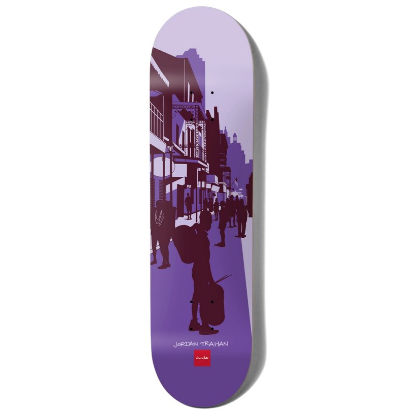 Chocolate Hecox City (Jordan Trahan) Twin Tip deck