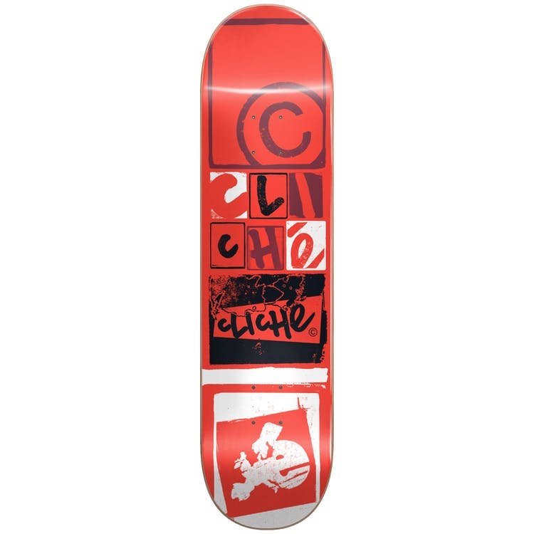 Cliché Letterpress Red deck