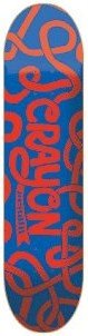 Crayon Logo deck – new colourway (blue/red) deck
