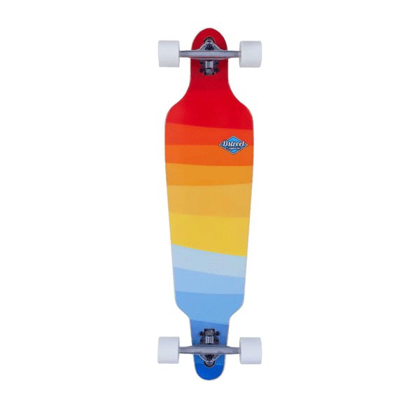 D Street Drop Through Horizon Longboard - SALE deck