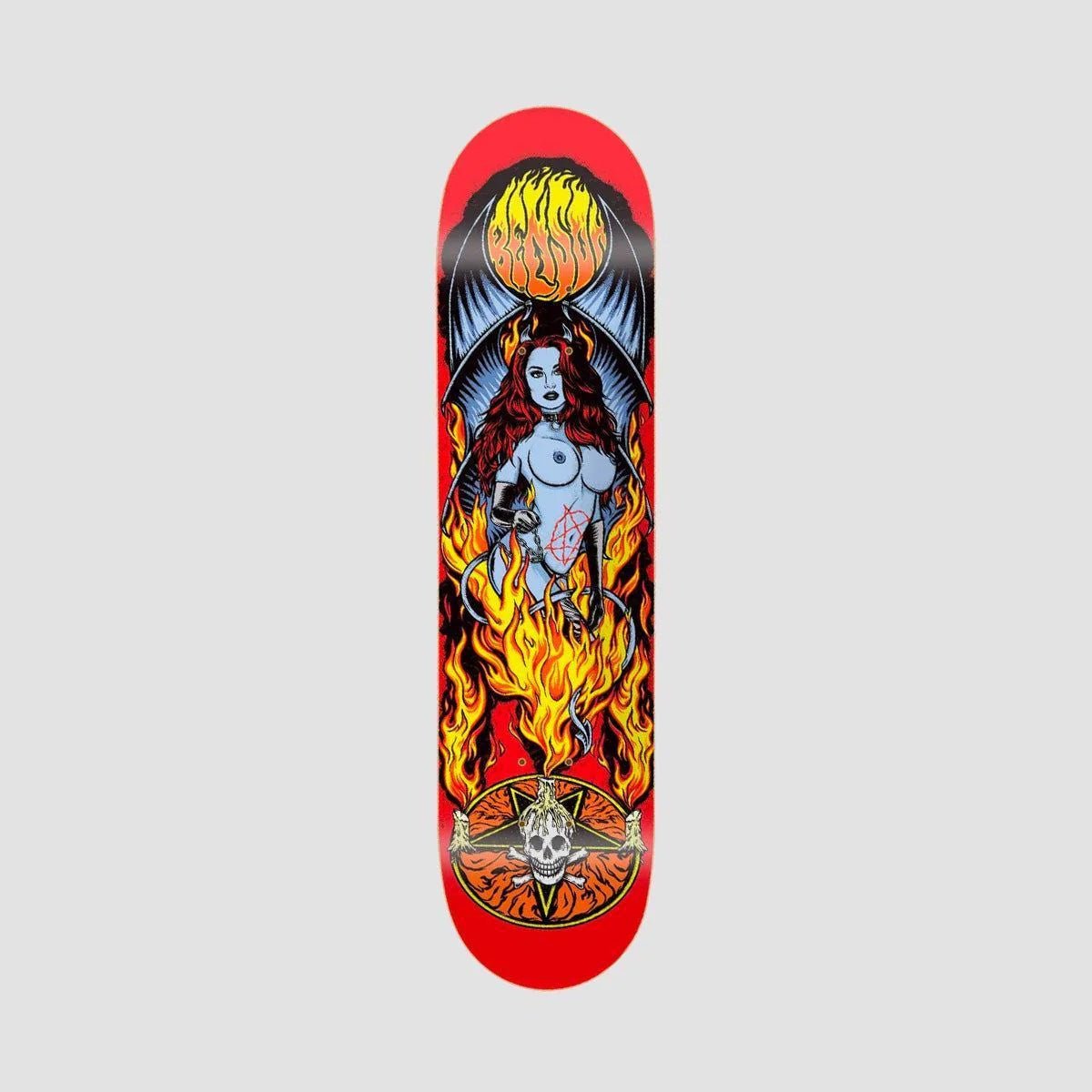 Death Skateboards Benson Devil Woman (Blue) deck