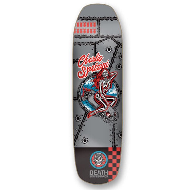 Death Skateboards Charlie Spelzini Death From Above Square Nose Pool Shape deck