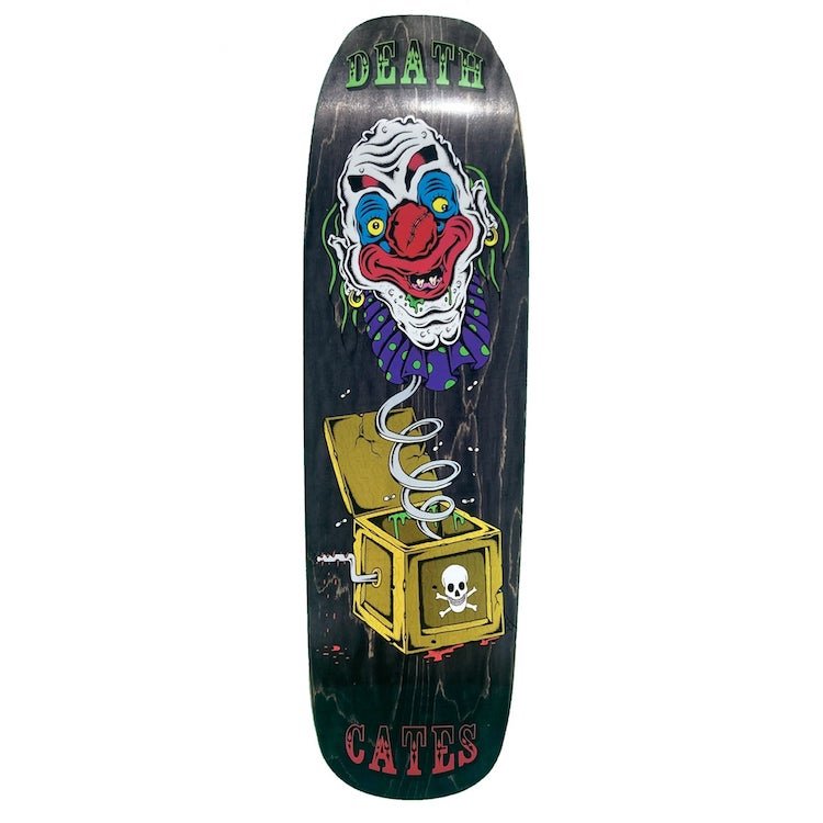 Death Skateboards Dan Cates Jack In The Box Square Nose Pool Shape deck