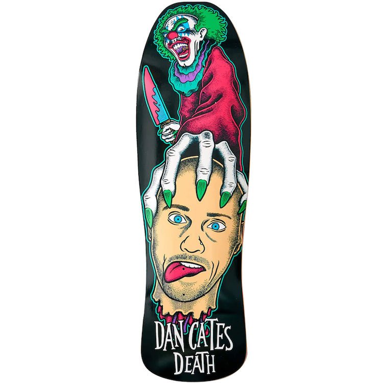 Death Skateboards Dan Cates Killer Clown 2 Pool Shape deck