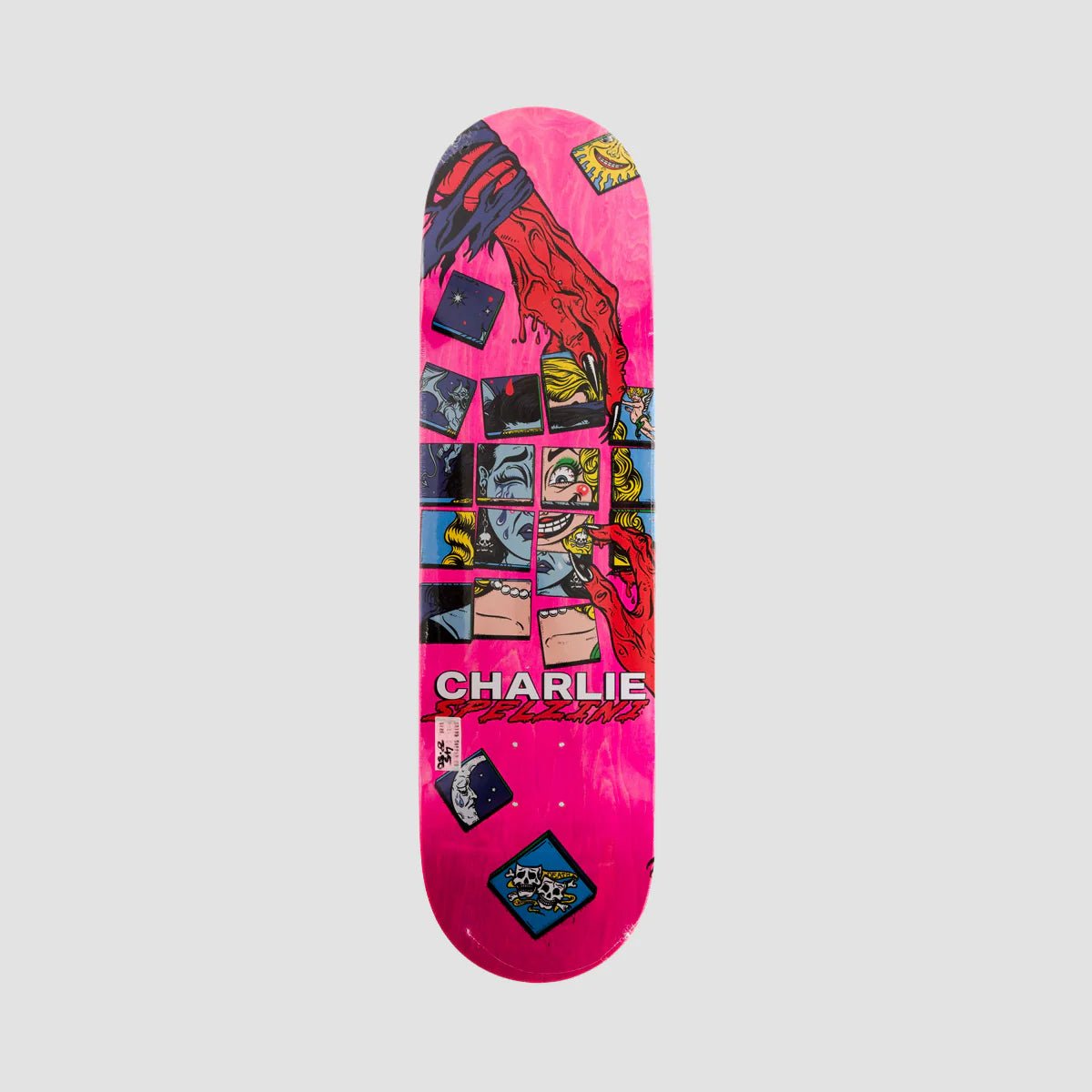 Death Skateboards Death Charlie Spelzini (Pink Stain) deck