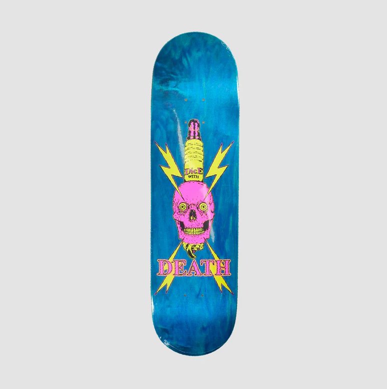 Death Skateboards Dice with Death deck