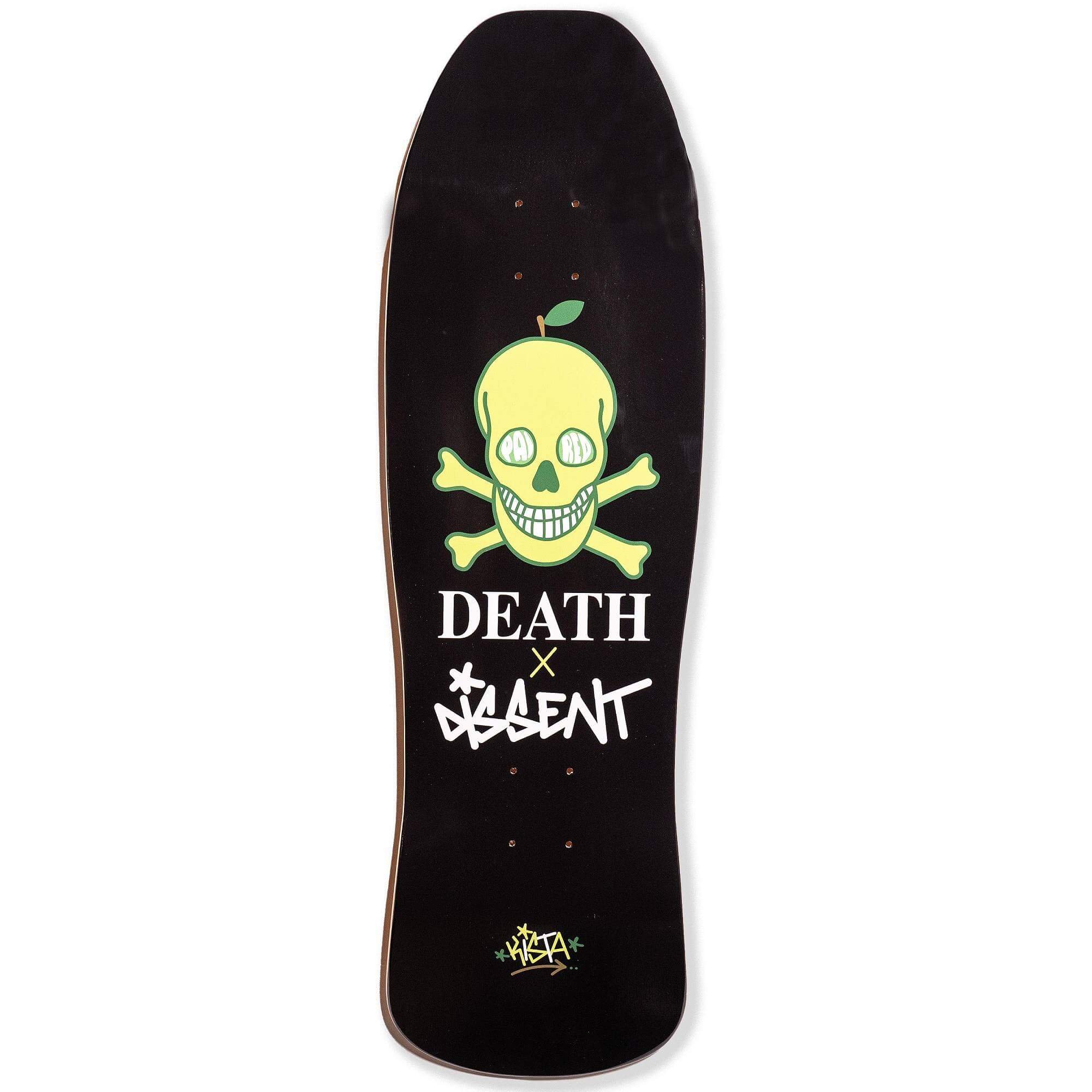 Death Skateboards Dissent x Paired OG Skull Reimagined | Black | Pool deck