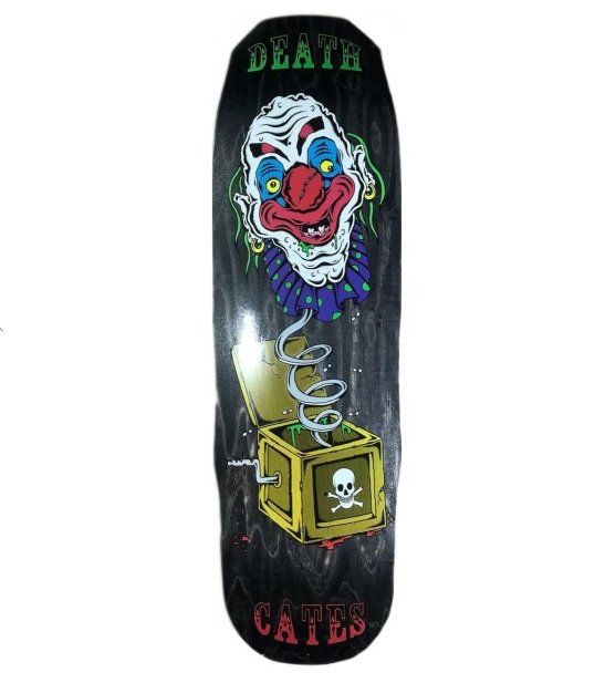 Death Skateboards Jack in the Box Dan Cates Notch Shaped deck