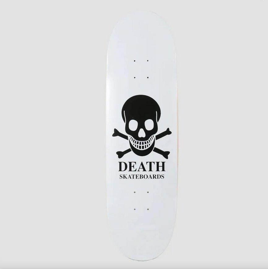Death Skateboards OG Skull 90s Lozenge (White) deck