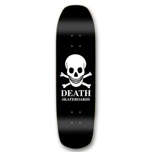 Death Skateboards OG Skull Square Nose Pool Shape (Black/White) deck