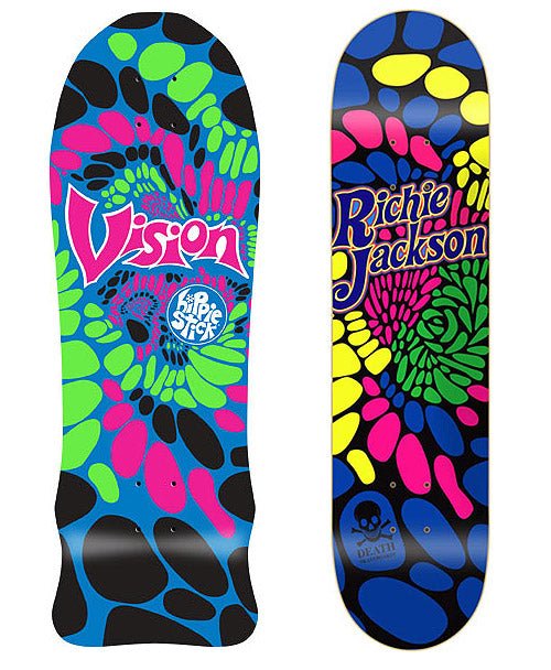 Death Skateboards Richie Jackson Hippy Stick deck
