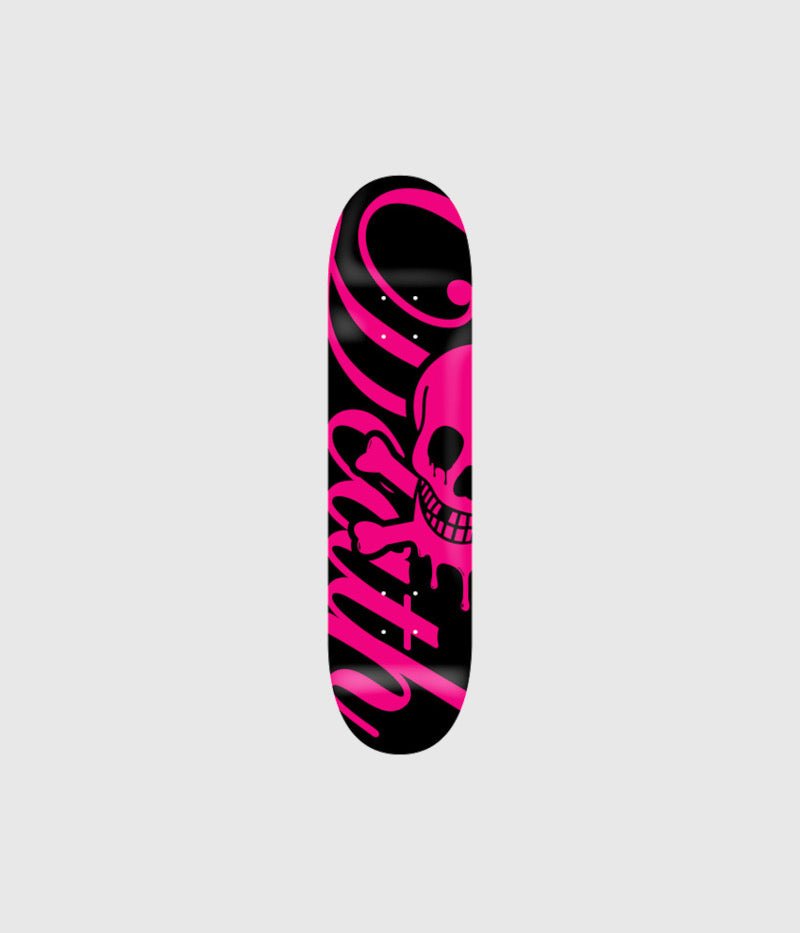 Death Skateboards Script Life (Black/Pink) deck