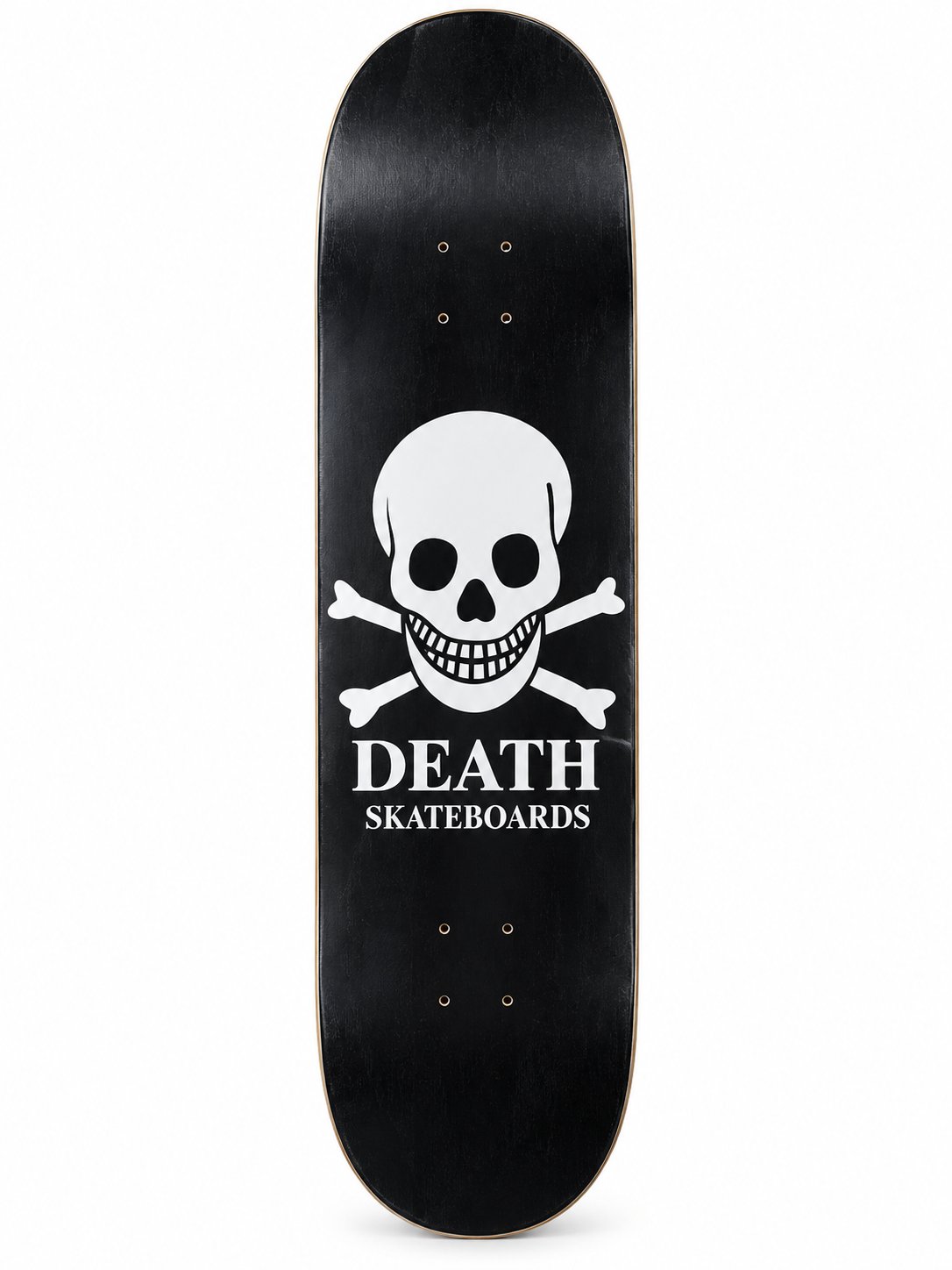 Death Skateboards Skull Logo (Black) deck