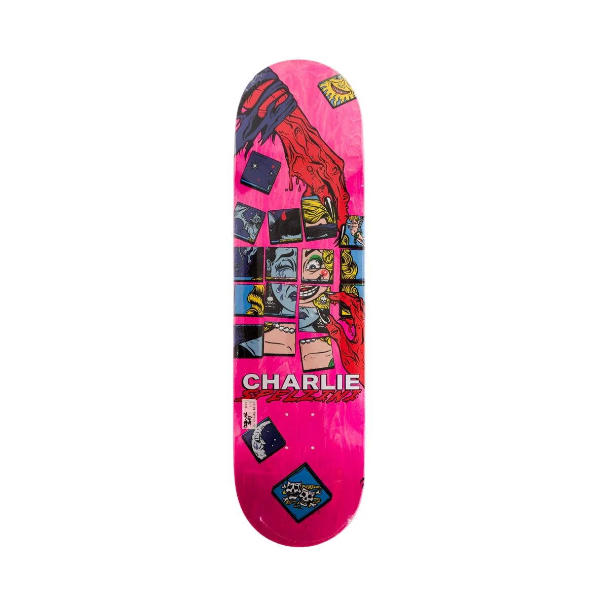 Death Skateboards Spelzini Interchangeable (Pink Stain) deck