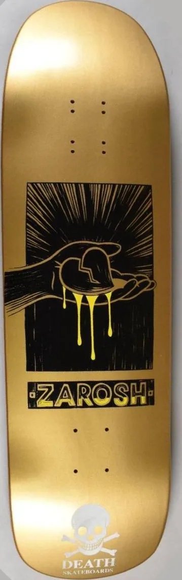 Death Skateboards Zarosh Heart ( ) Pool (Gold) deck