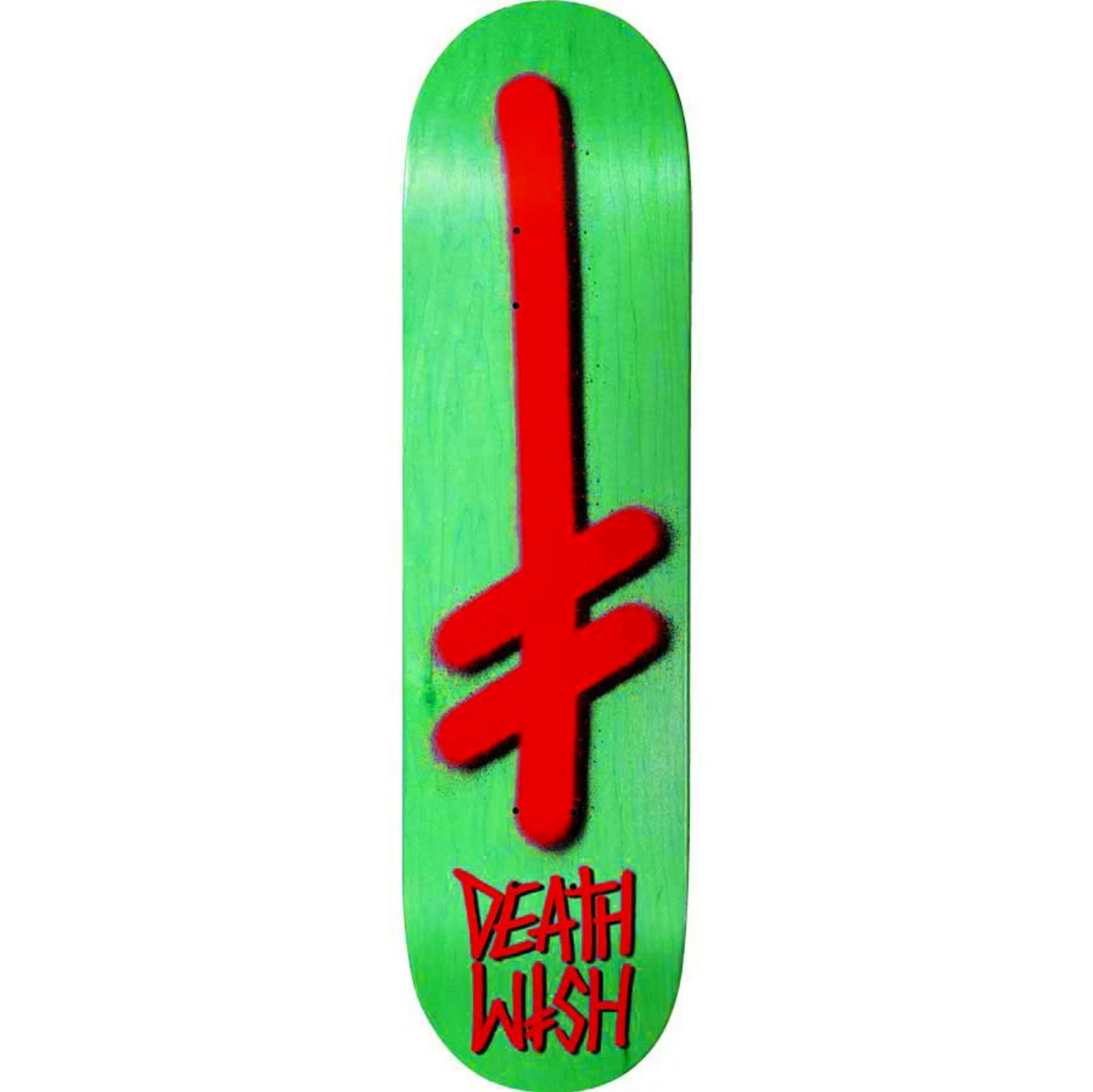 Deathwish Gang Logo (Green/Red) deck