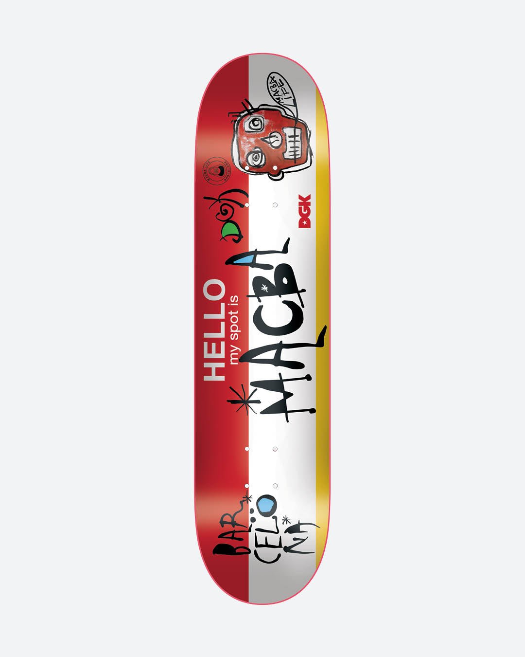 DGK My Spot Is Macba deck