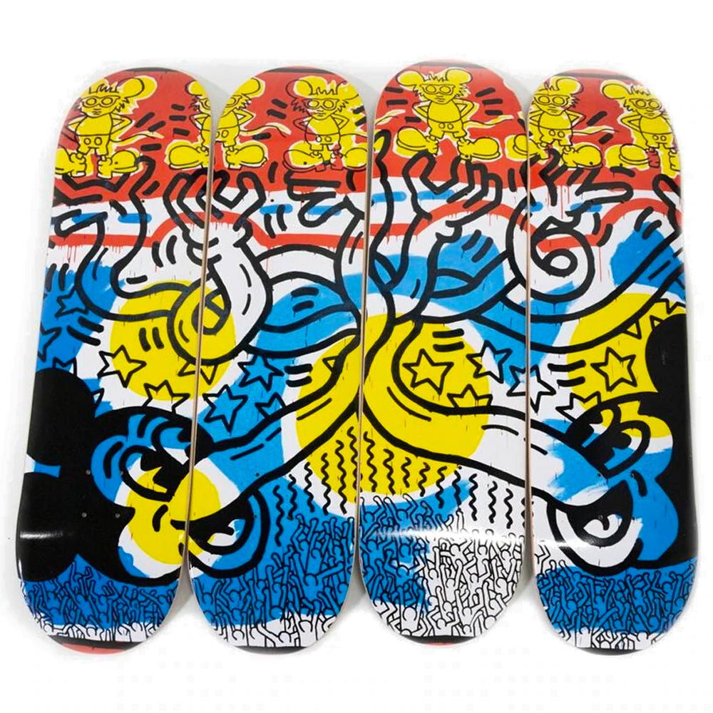 Diamond Supply Co Disney X Haring Hands deck