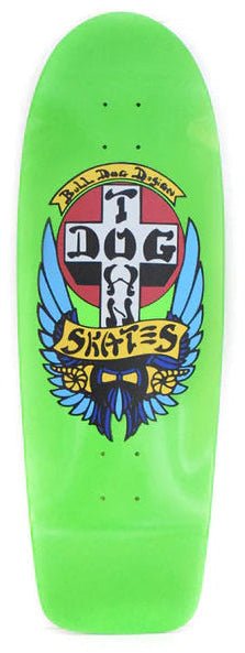 Dogtown Bull dog OG 70's Rider Lime (Green Dip) deck