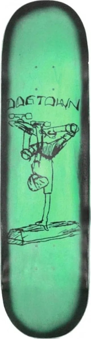 Dogtown Curb Plant (Green Stain) deck