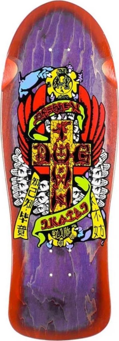 Dogtown Dressen Hands (Red/Purple) deck