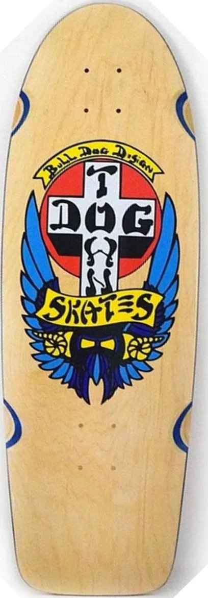 Dogtown OG Classic Bulldog ( ) 10 (Natural/Blue) deck