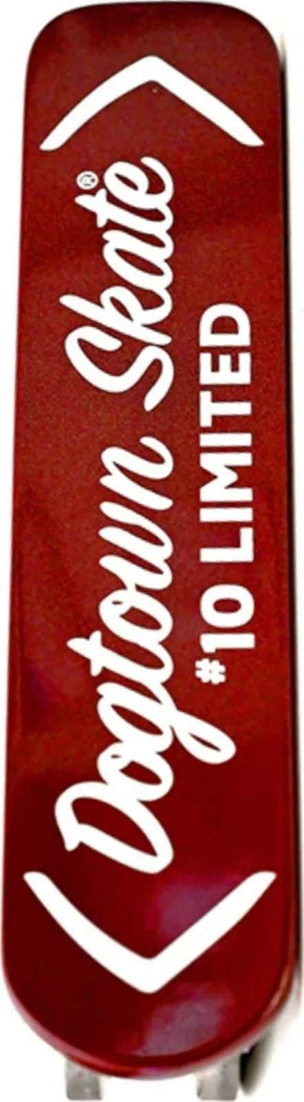 Dogtown Roller Derby Red Flake #10 deck