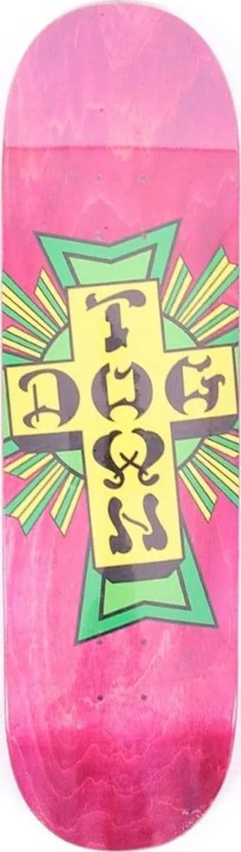 Dogtown Street Cross Logo (Pink Stain) deck