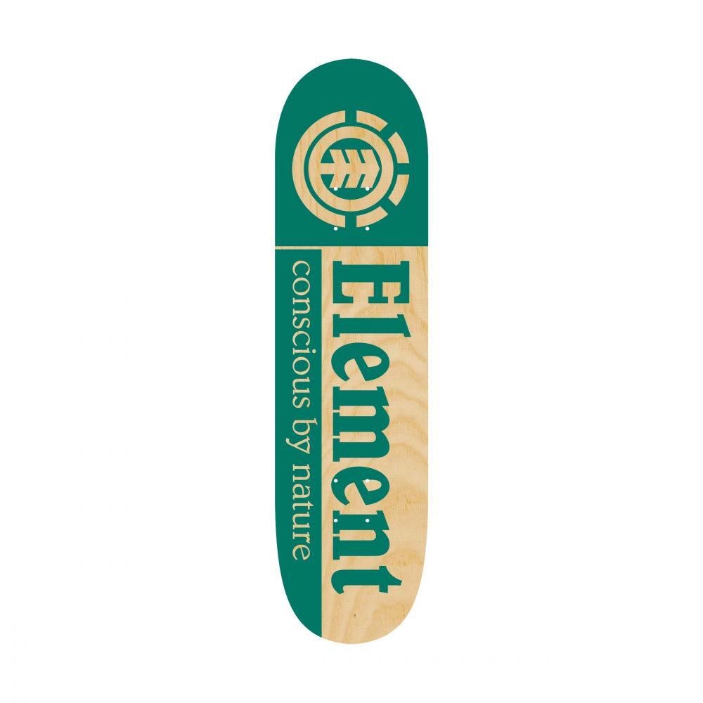 Element Team Section CBN Natural Wood Teal Green deck