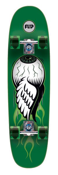 Flip Eyeball Cruzer Green Cruzer deck
