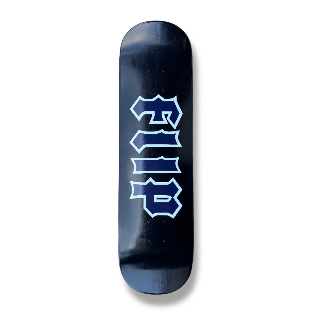 Flip Team Canceled Logo Black/Dk Blue Full Shape deck