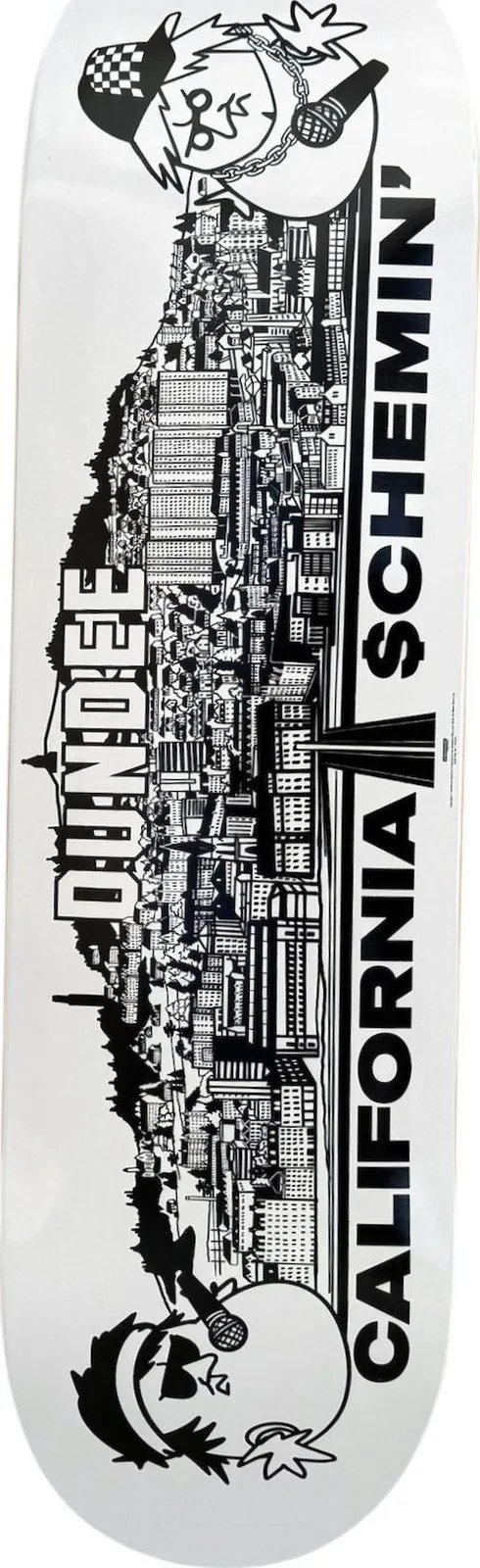 Focus Auld Hag x California Schemin' Dundee Goes To Hollywood - Various Sizes deck