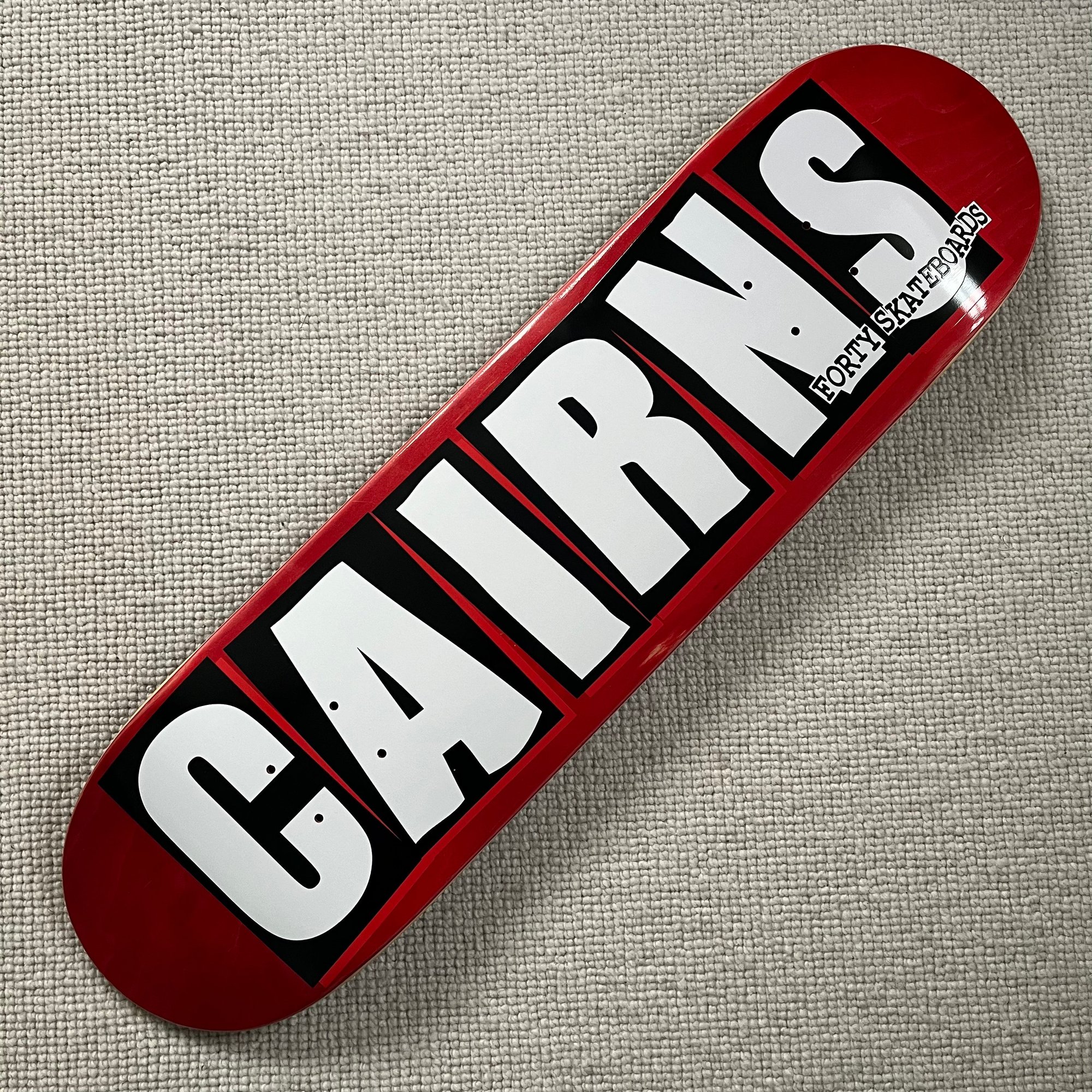 Forty Ali Cairns Baked Red Stained Pro deck