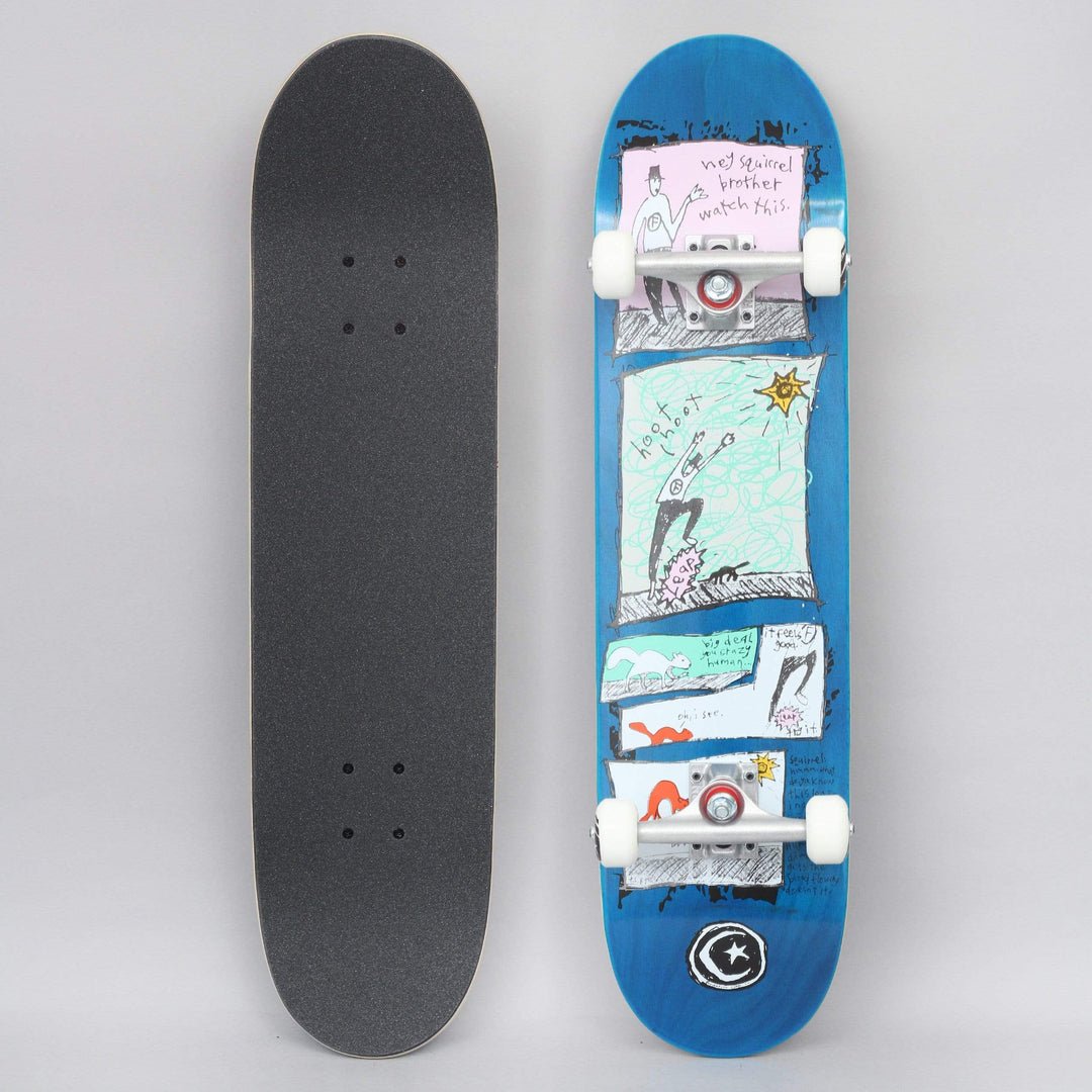 Foundation 8 Hey Squirrel Blue deck