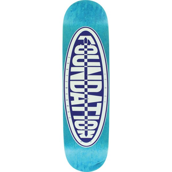 Foundation Oval Blue / Navy Screened deck