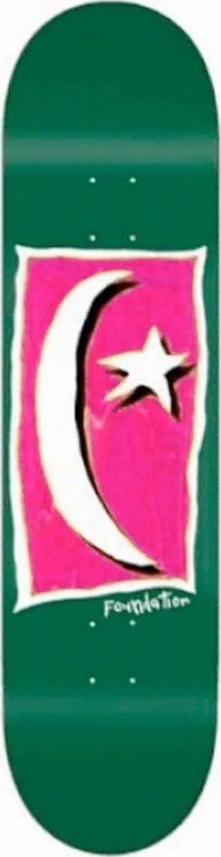 Foundation Star & Moon V2 (Green - Pink Stain) deck