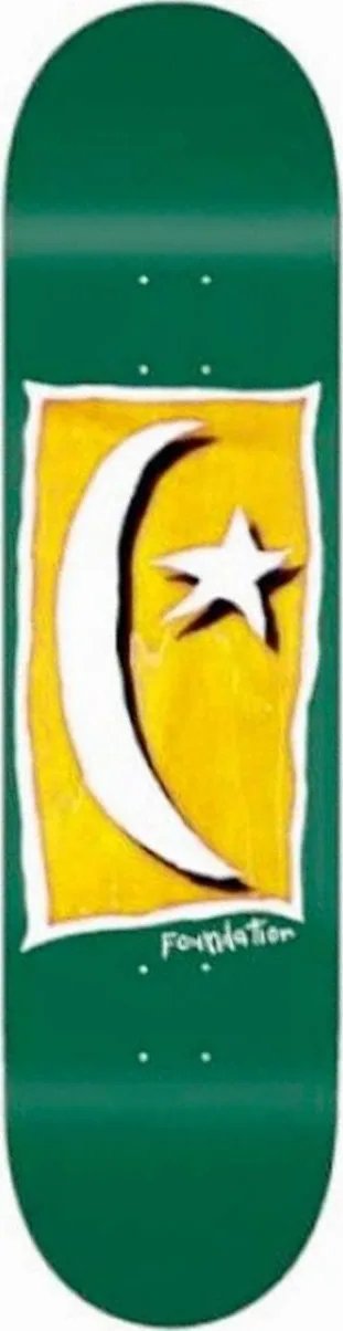 Foundation Star & Moon V2 (Green - Yellow Stain) deck