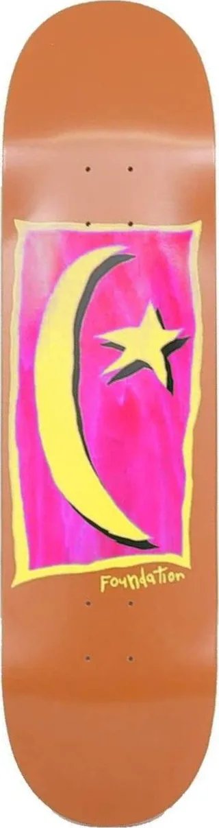 Foundation Star & Moon V2 Marron (Pink Stain) deck