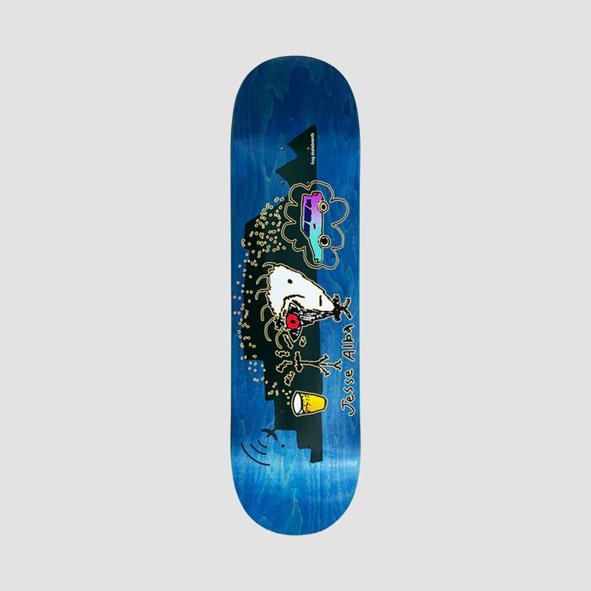 Frog Eye Jesse Alba Various Stains (Red) deck