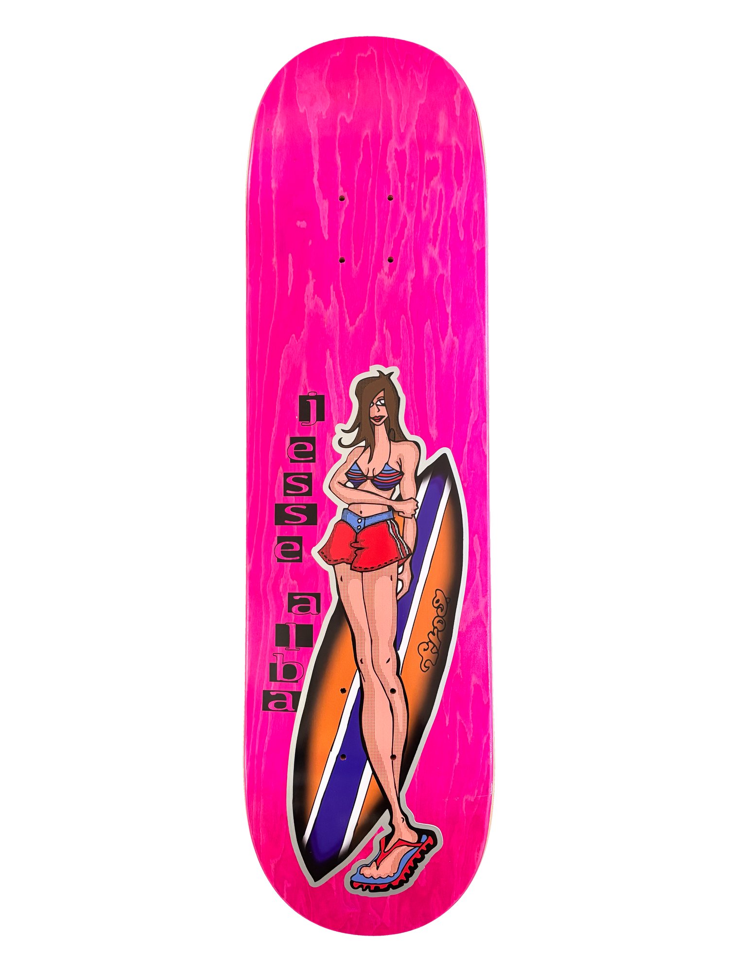 Frog Surfer Girl (Jesse Alba) deck