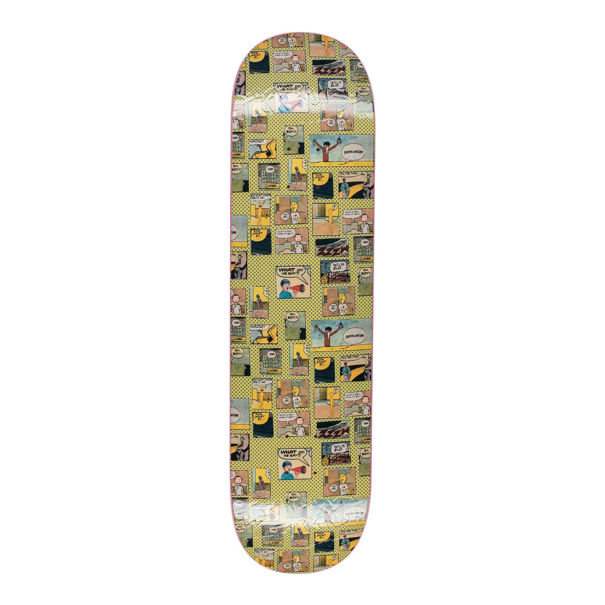 Fucking Awesome Comic Neon Green deck