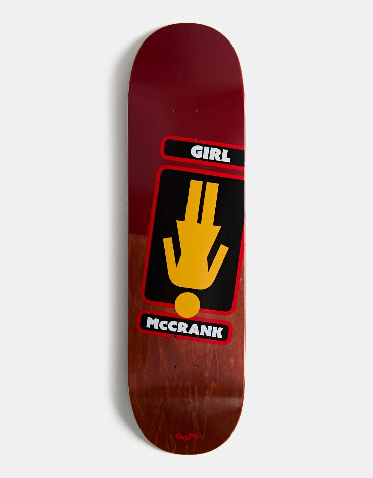 Girl McCrank Oops TWIN TIP deck