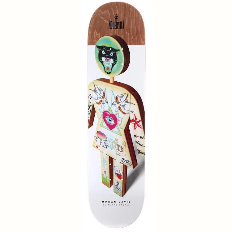 Girl Modernica x Natas Kaupas Rowan Davis deck