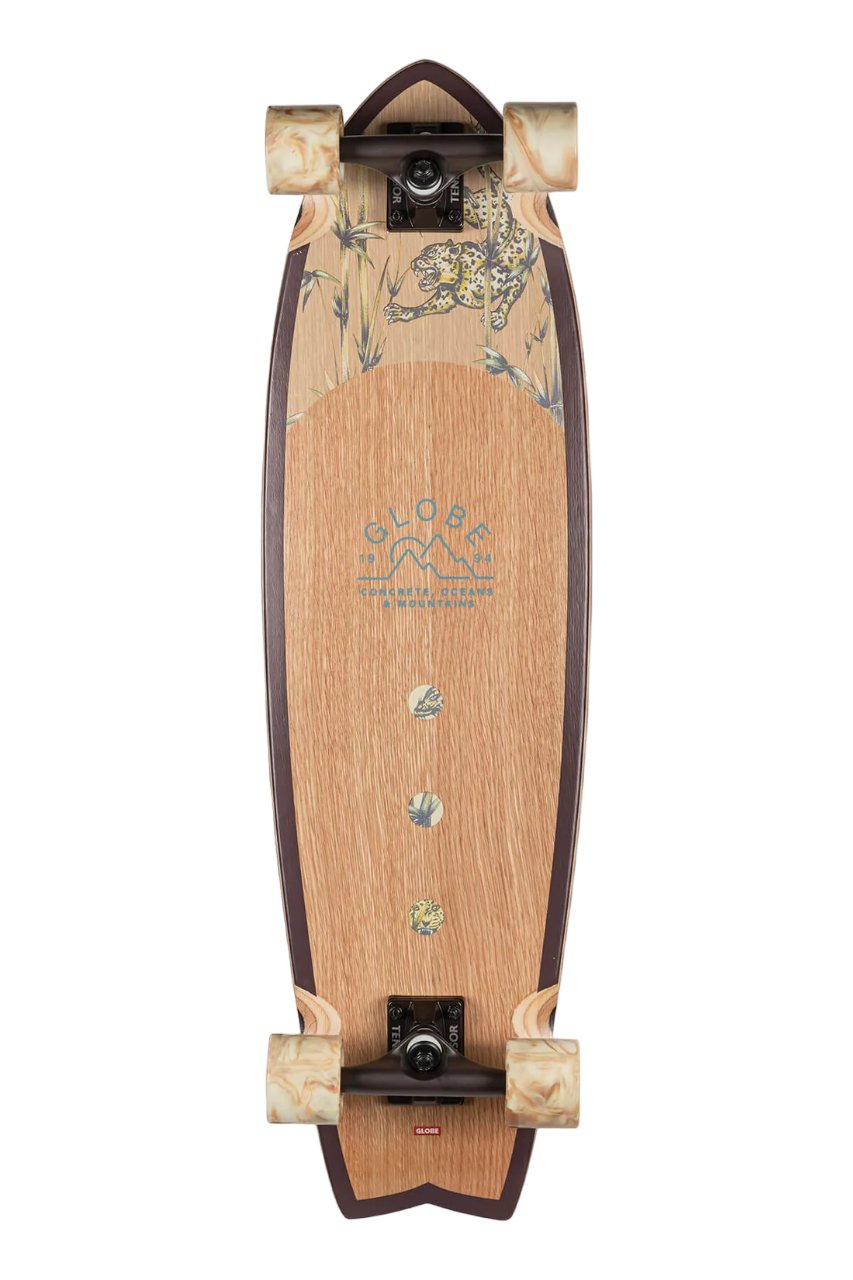 Globe Chromantic Cruiser White Oak/Jaguar deck
