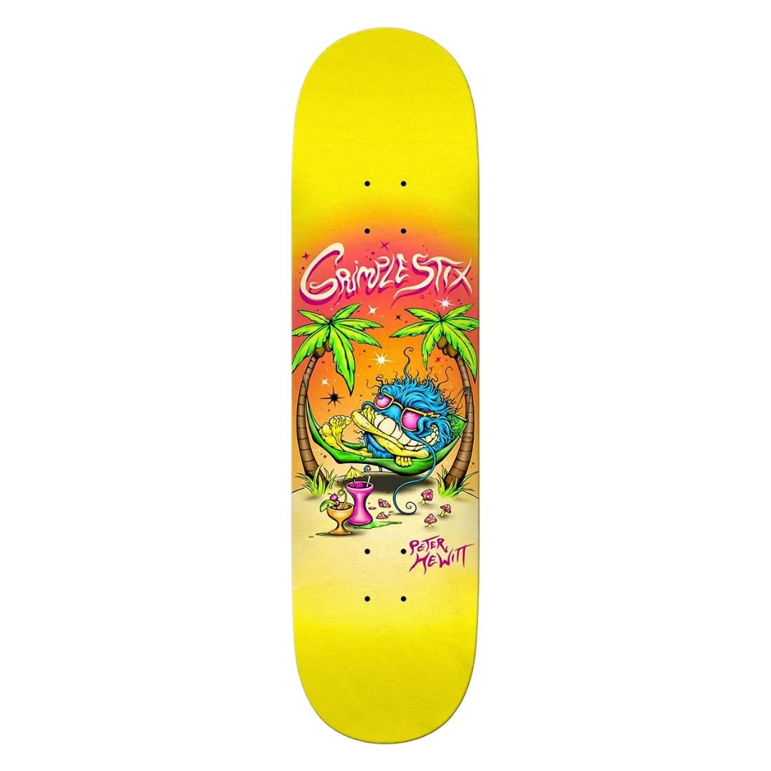 Grimple Stix Antihero Hewitt Grimple Beach Yellow deck