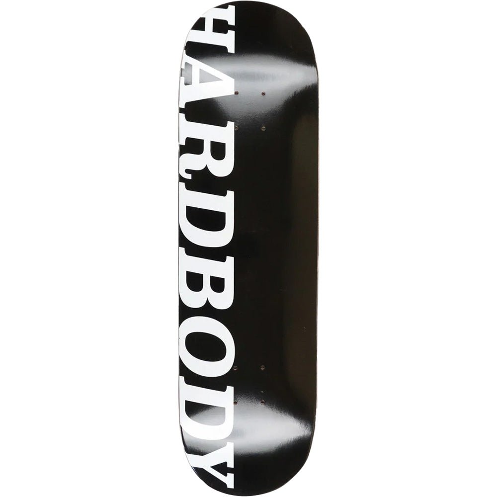 Hardbody Classic Logo Black/White deck